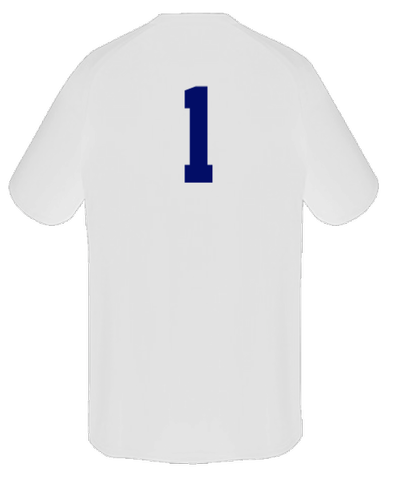 Game Jersey Back - White