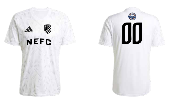 Away Games: White Jersey / Black Shorts / White Socks